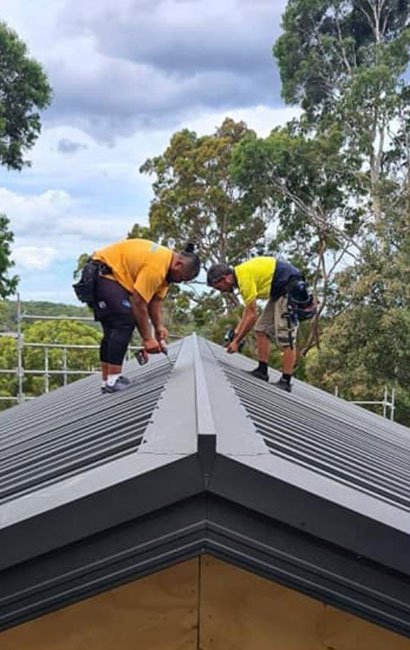 tile to metal roof replacement wollongong